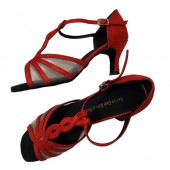 TIFFANY RED SHIMMER - 2.5 INCH HEEL
